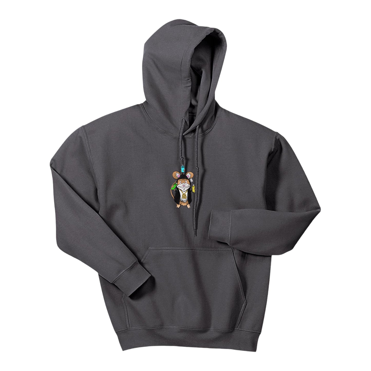 Charcoal Graffiti Hoodie