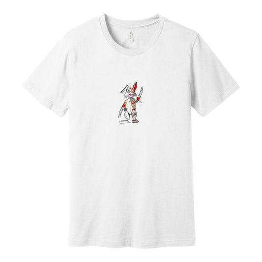 White Robo Tee