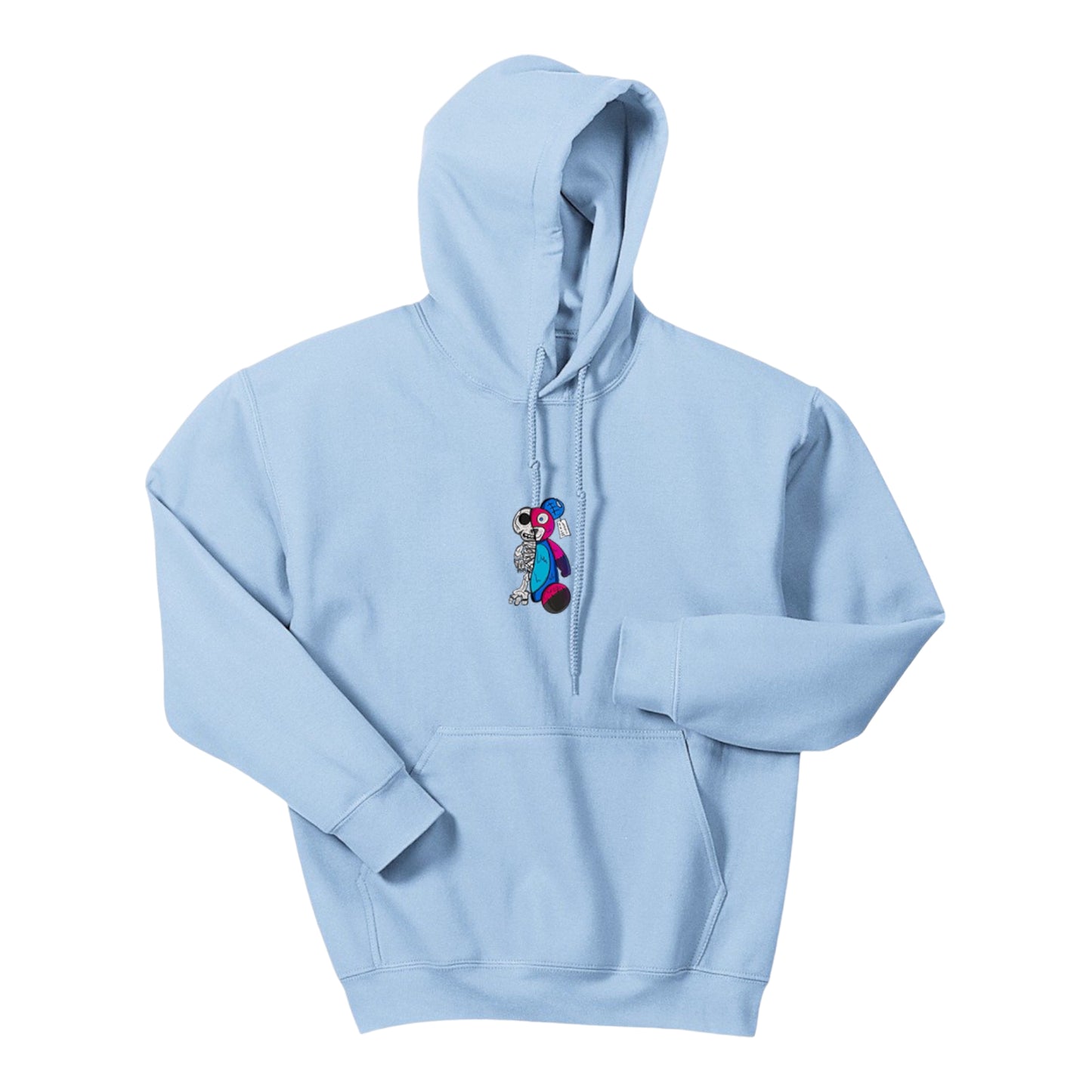 Light Blue Bear Hoodie